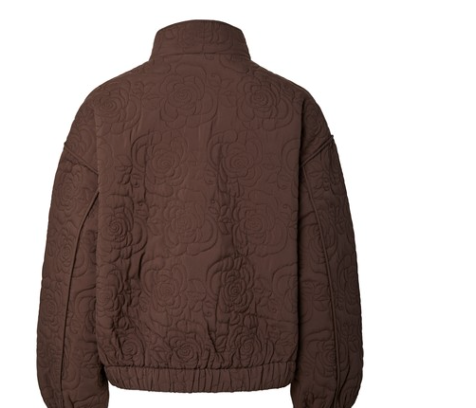 YASFIPURA  QUILTED JACKET bruin