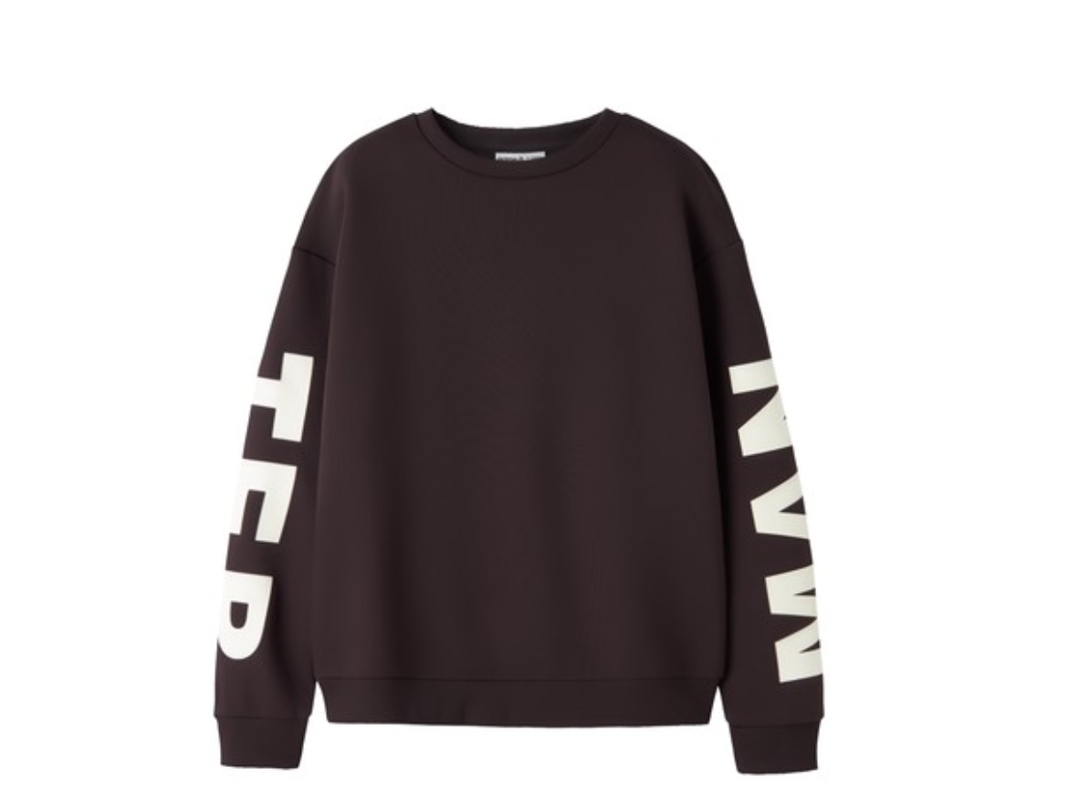 NKFNOKKI LS  SWEAT chocolat