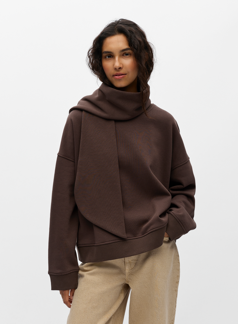 OBJARINA SWEATSHIRT bruin