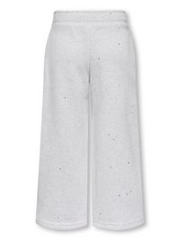 KMGOLIVIA GLITTER PANTS licht grijs/glitter