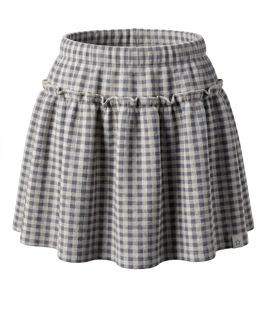 YDCHECK SKIRT blauw