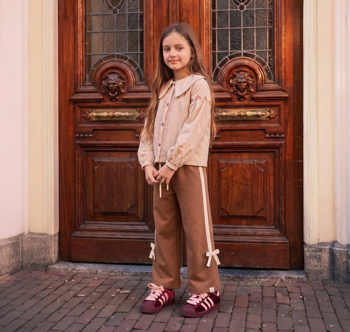YDTWILL WOVEN BLOUSE ecru