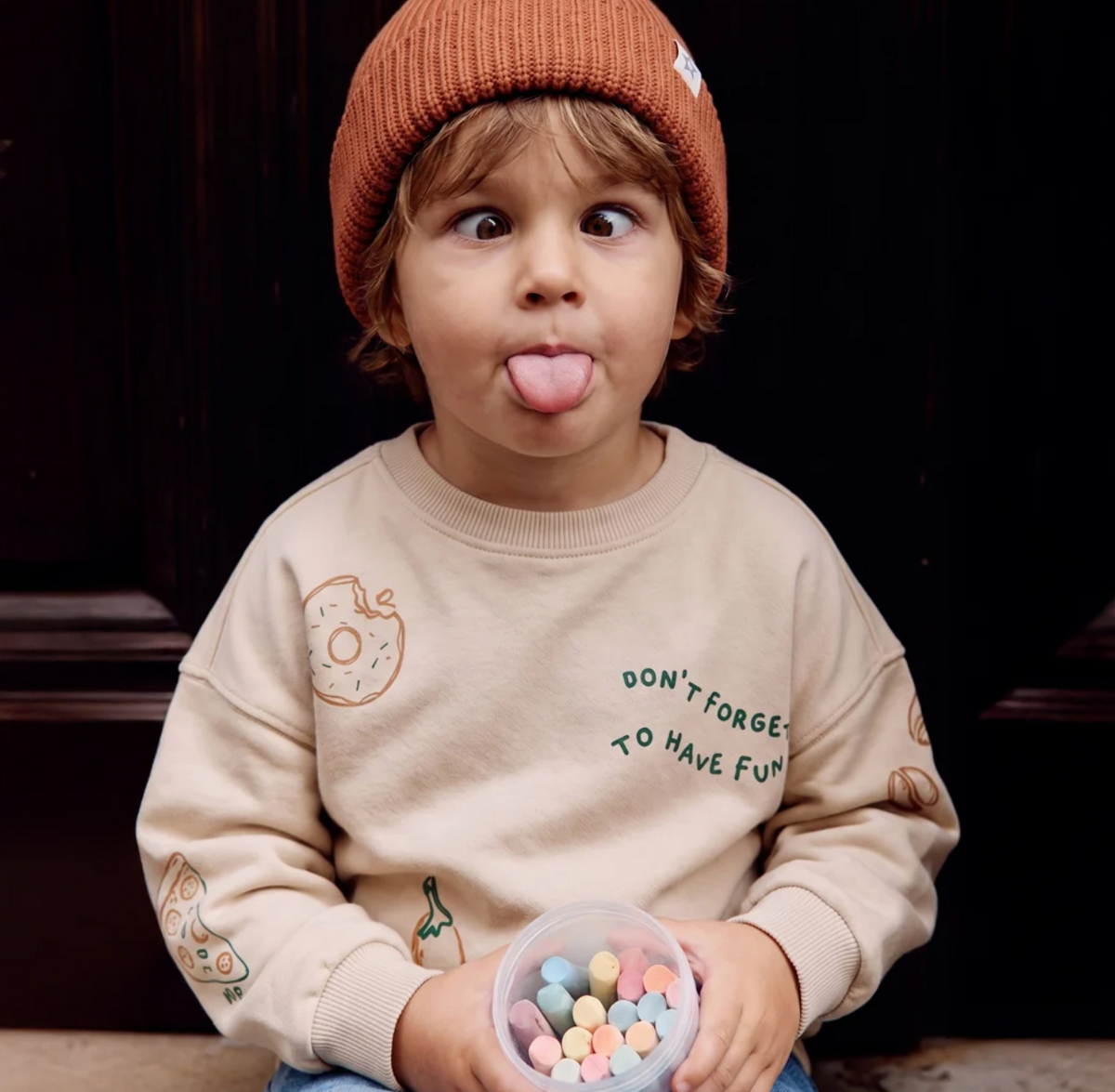 YDSNACKS SWEATER ecru