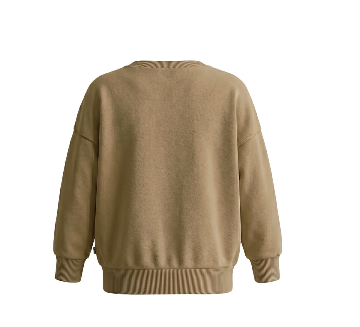 YDGARMENT DYE SWEATER bruin