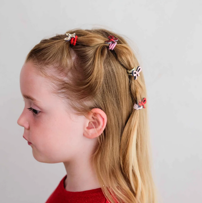 CUTESY BOW MINI HAIR TIES