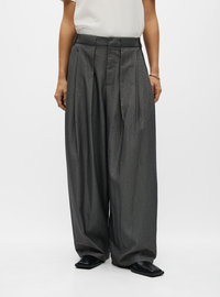 OBJNOAMI LOOSE PANTS grijs
