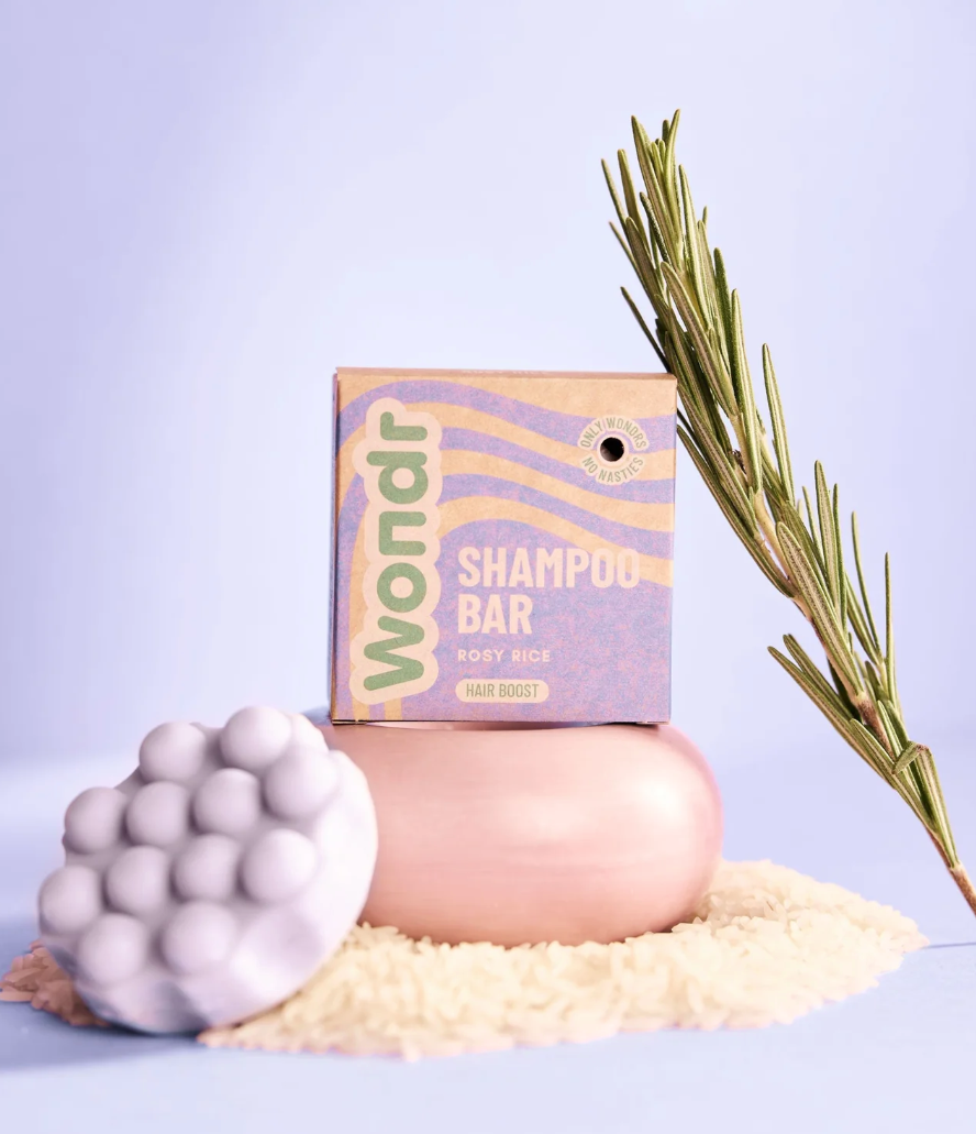 WONDR SHAMPOO BAR rosy rice