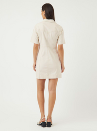 YASDIRMA DENIM DRESS ecru