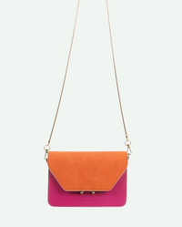 STICKY SIS CLUB SHOULDER BAG purple + orange