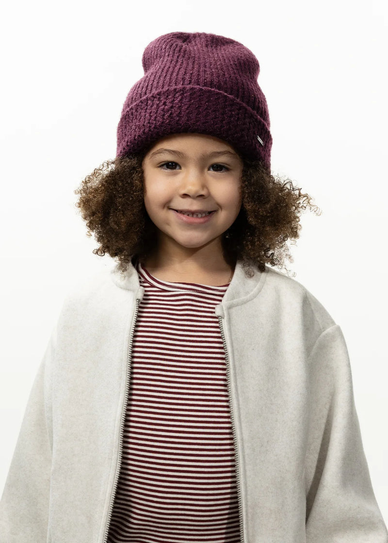 SHAE BEANIE aubergine