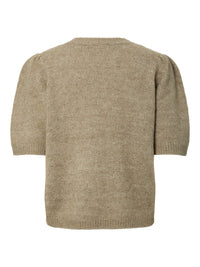 YASANNE KNIT PULLOVER grijs