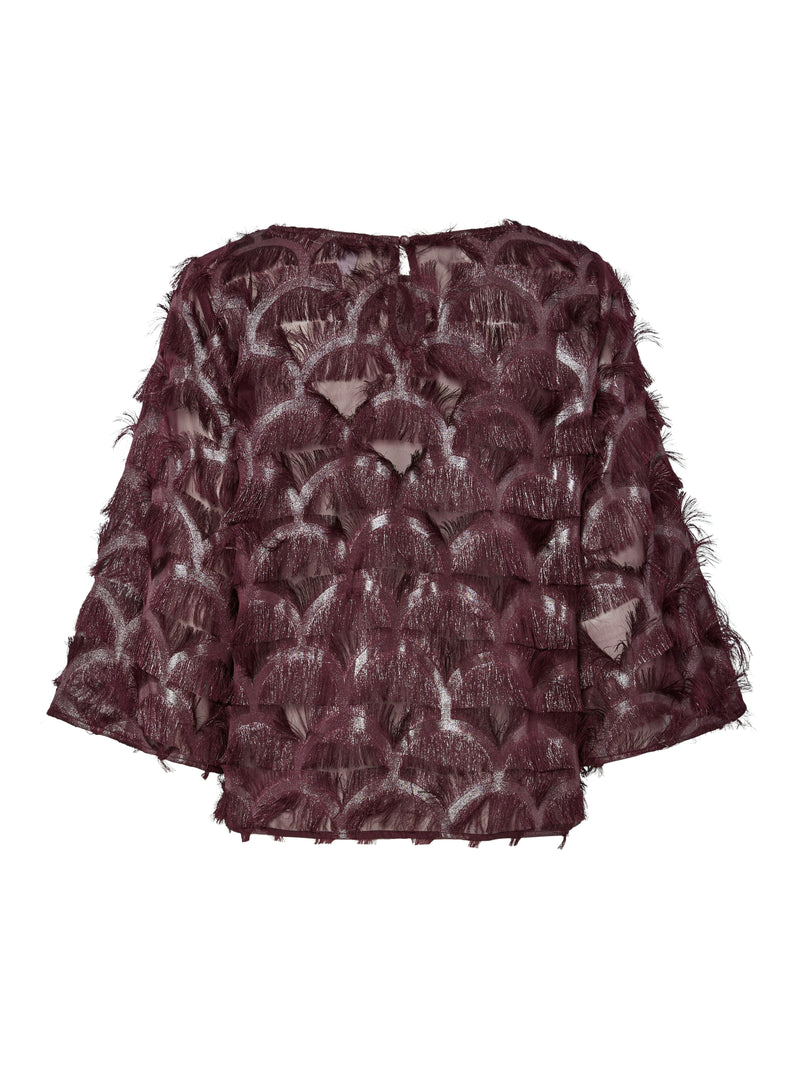 YASPAZILLA TOP bordeaux