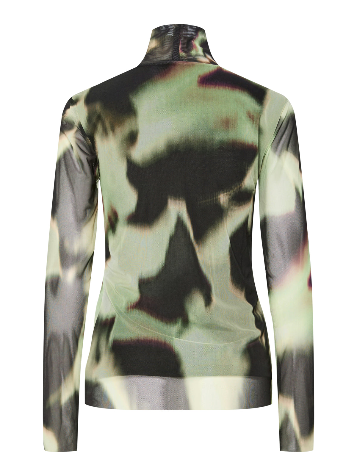 YASLOMI HIGH NECK MESHTOP groen