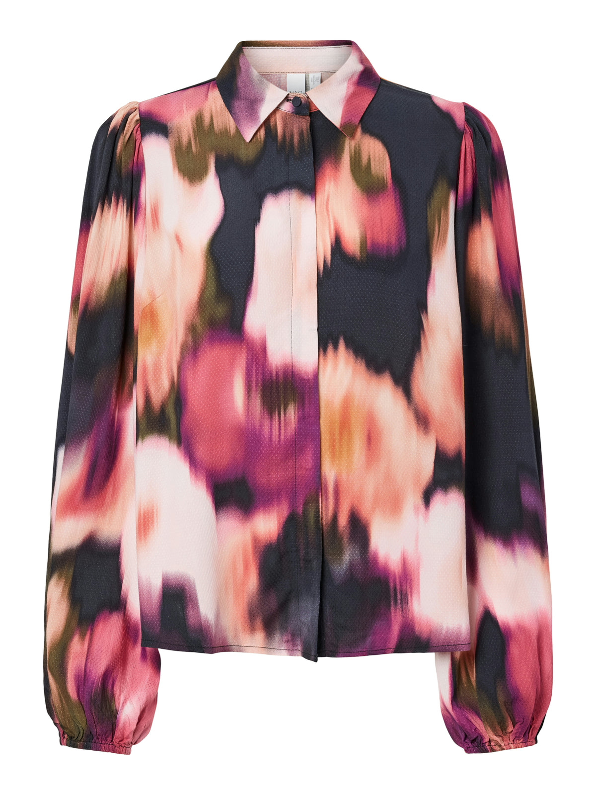 YASASINA SHIRT zwart/oranje