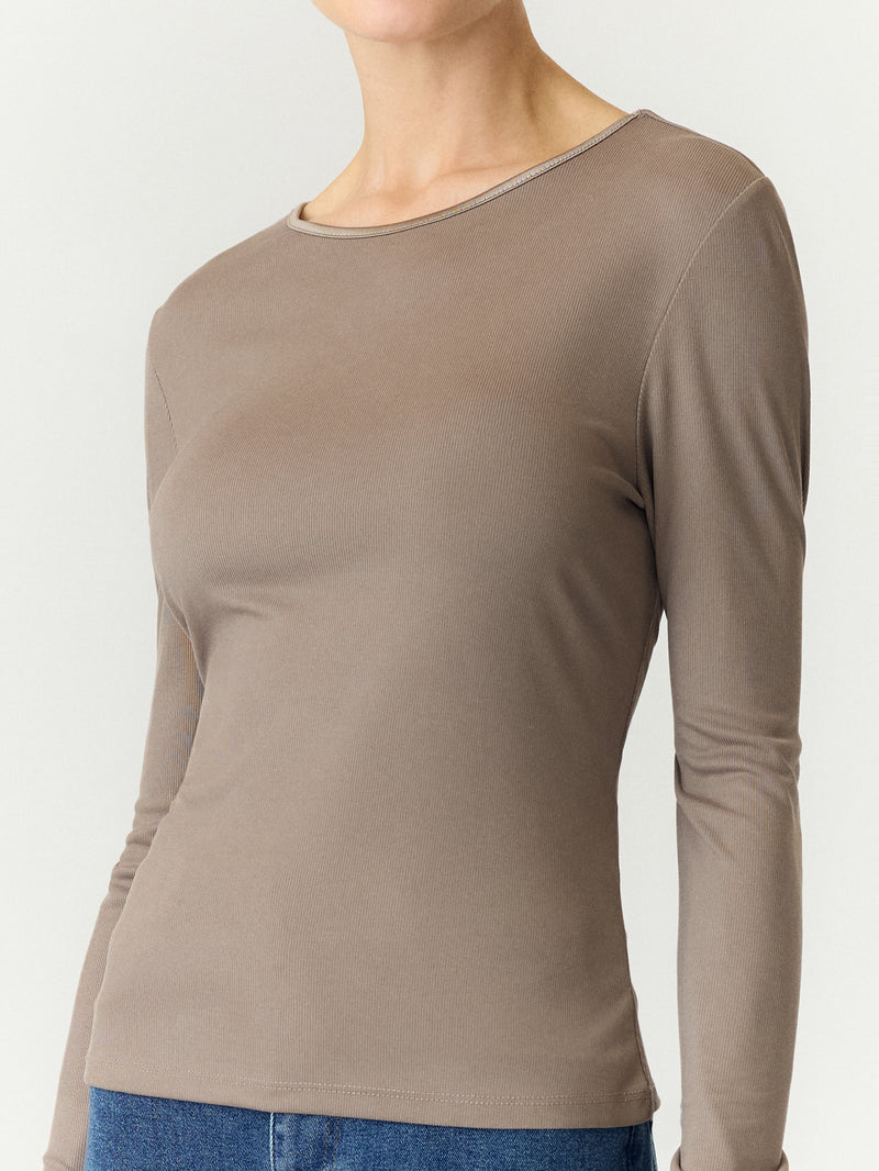 YASPALOMA TOP taupe