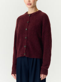 YASJOHI CARDIGAN rood