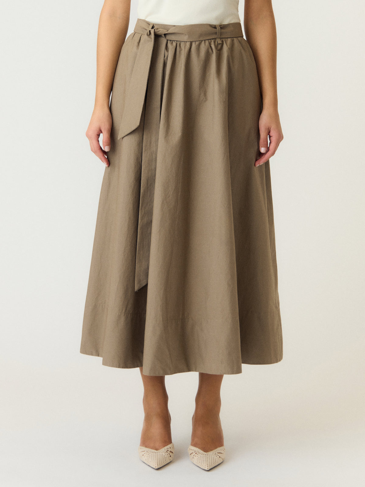 YASTIMBER ANKLE SKIRT grijs