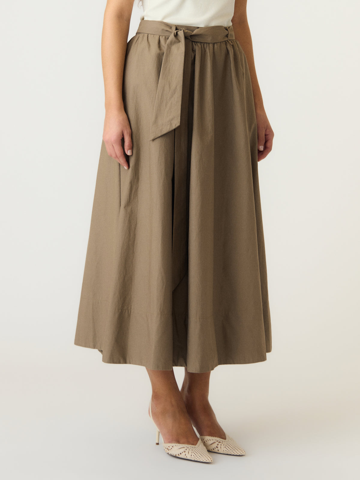 YASTIMBER ANKLE SKIRT grijs