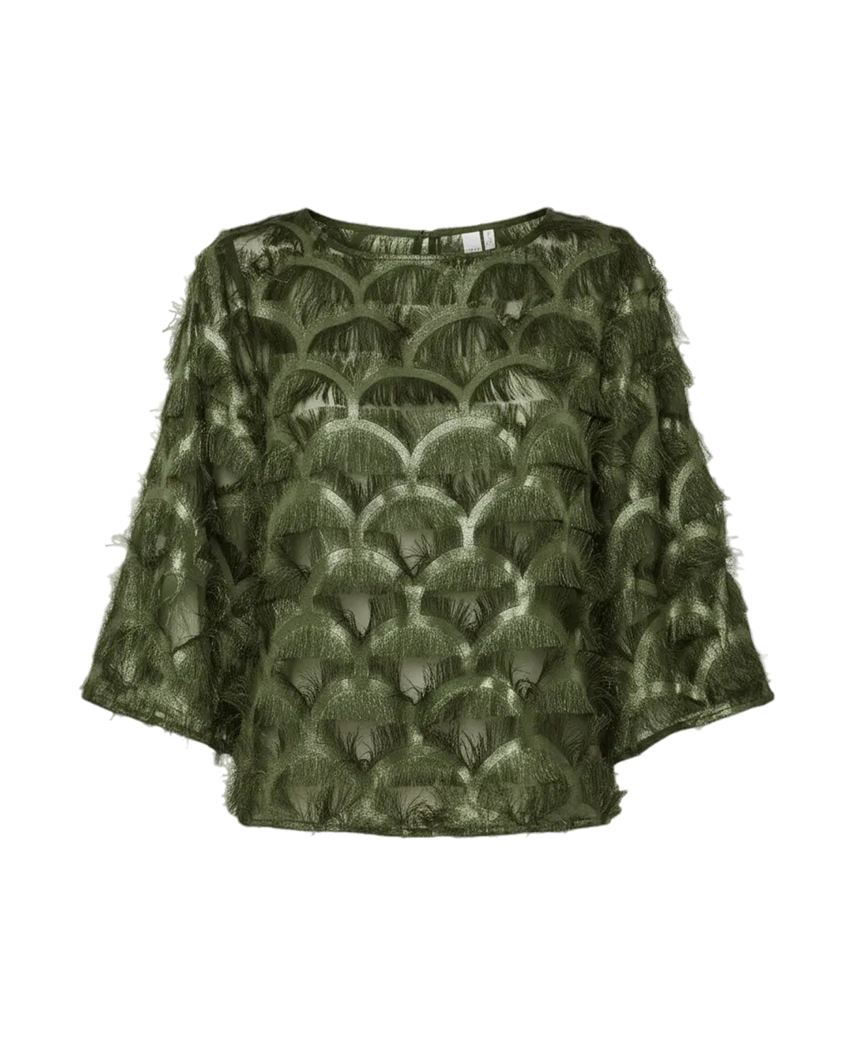YASPAZILLA 3/4 TOP olijf