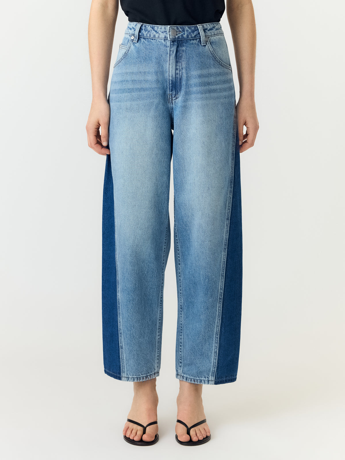 YASLUA PANEL BARREL jeans