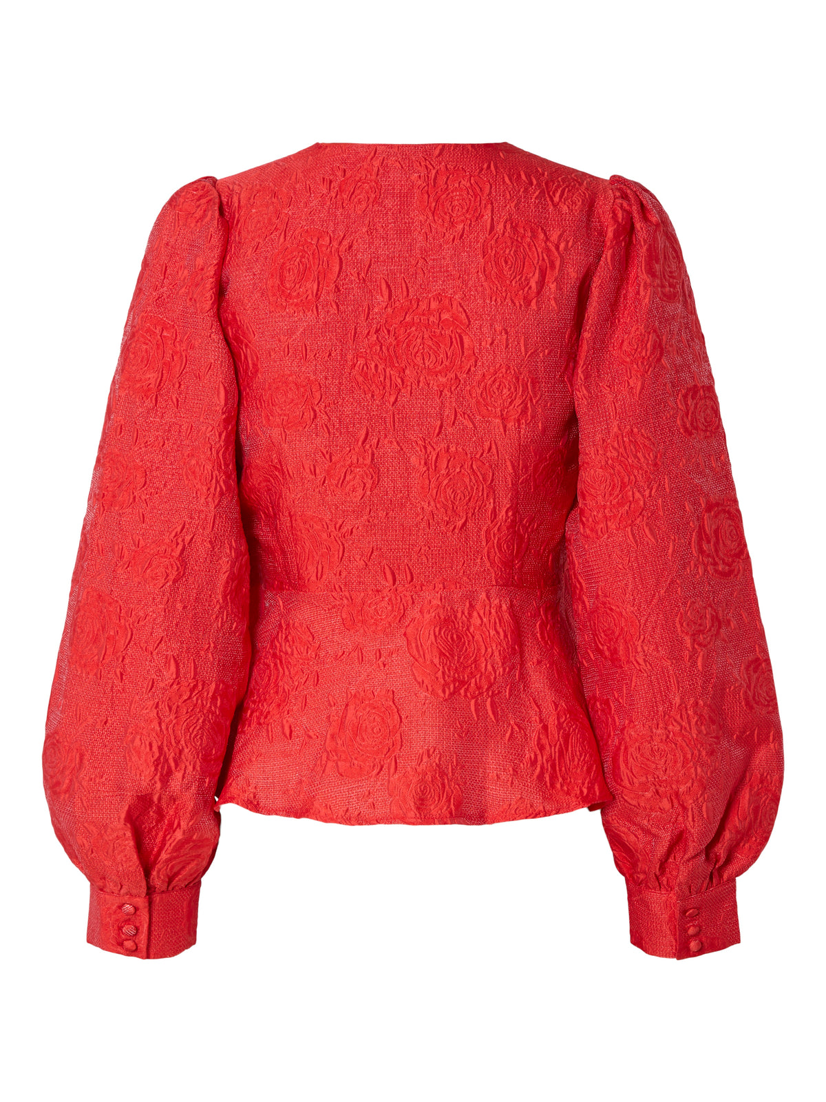 YASJORIN  WRAP TOP rood
