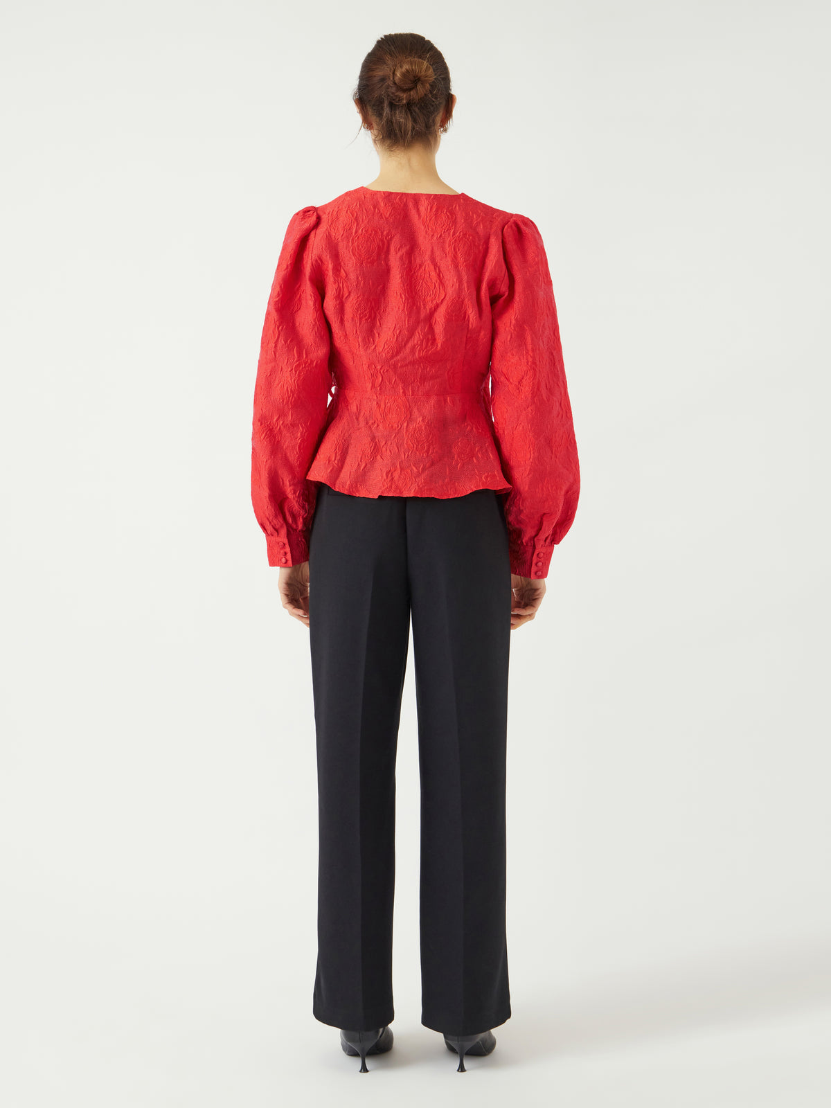 YASJORIN  WRAP TOP rood