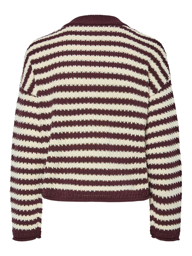 YASPORTA KNIT PULLOVER bordeaux