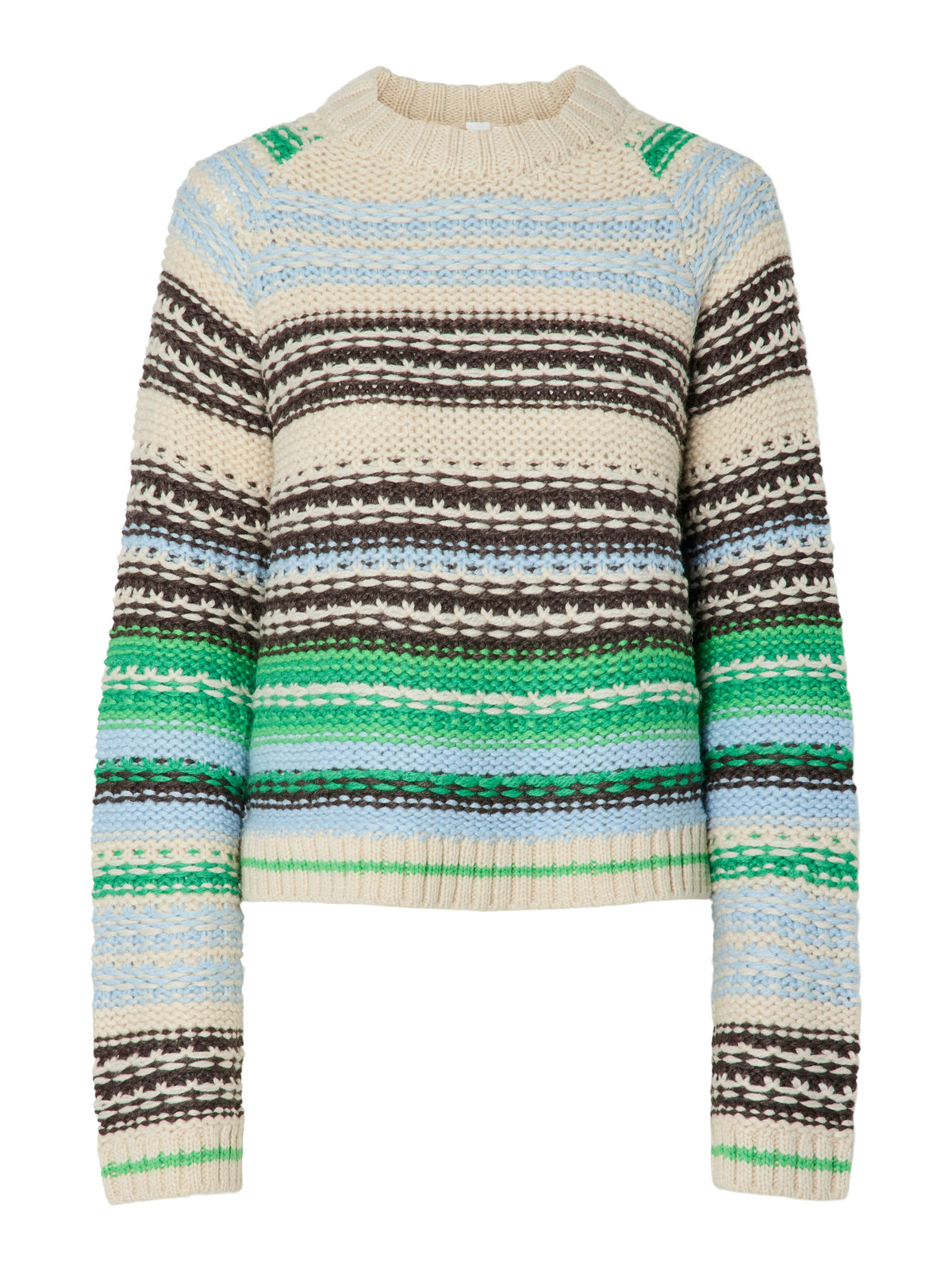 YASBIBI PULL blauw/groen