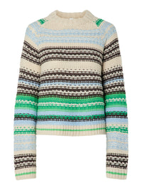 YASBIBI PULL blauw/groen