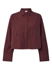 YASLEE SHORT SHIRT bordeaux