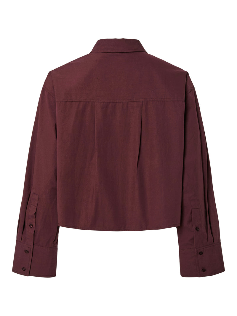 YASLEE SHORT SHIRT bordeaux