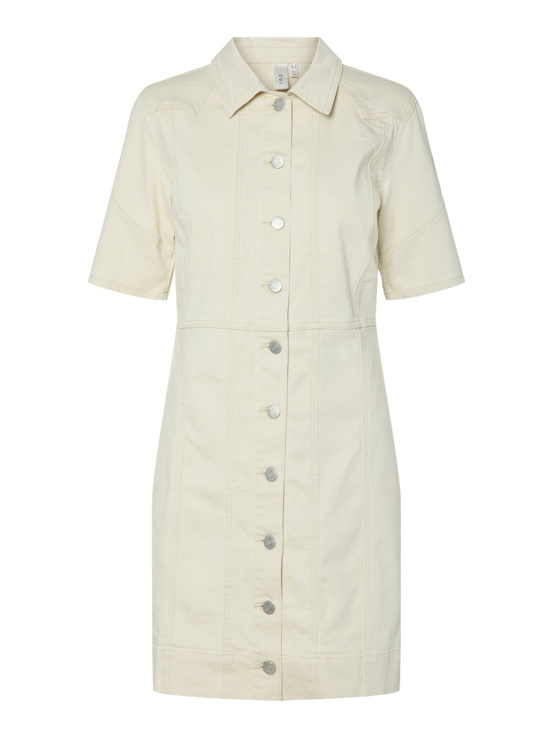 YASDIRMA DENIM DRESS ecru