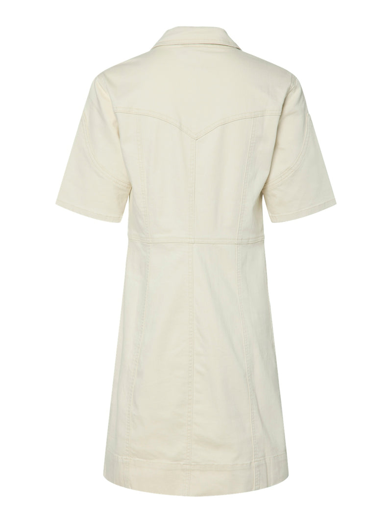 YASDIRMA DENIM DRESS ecru