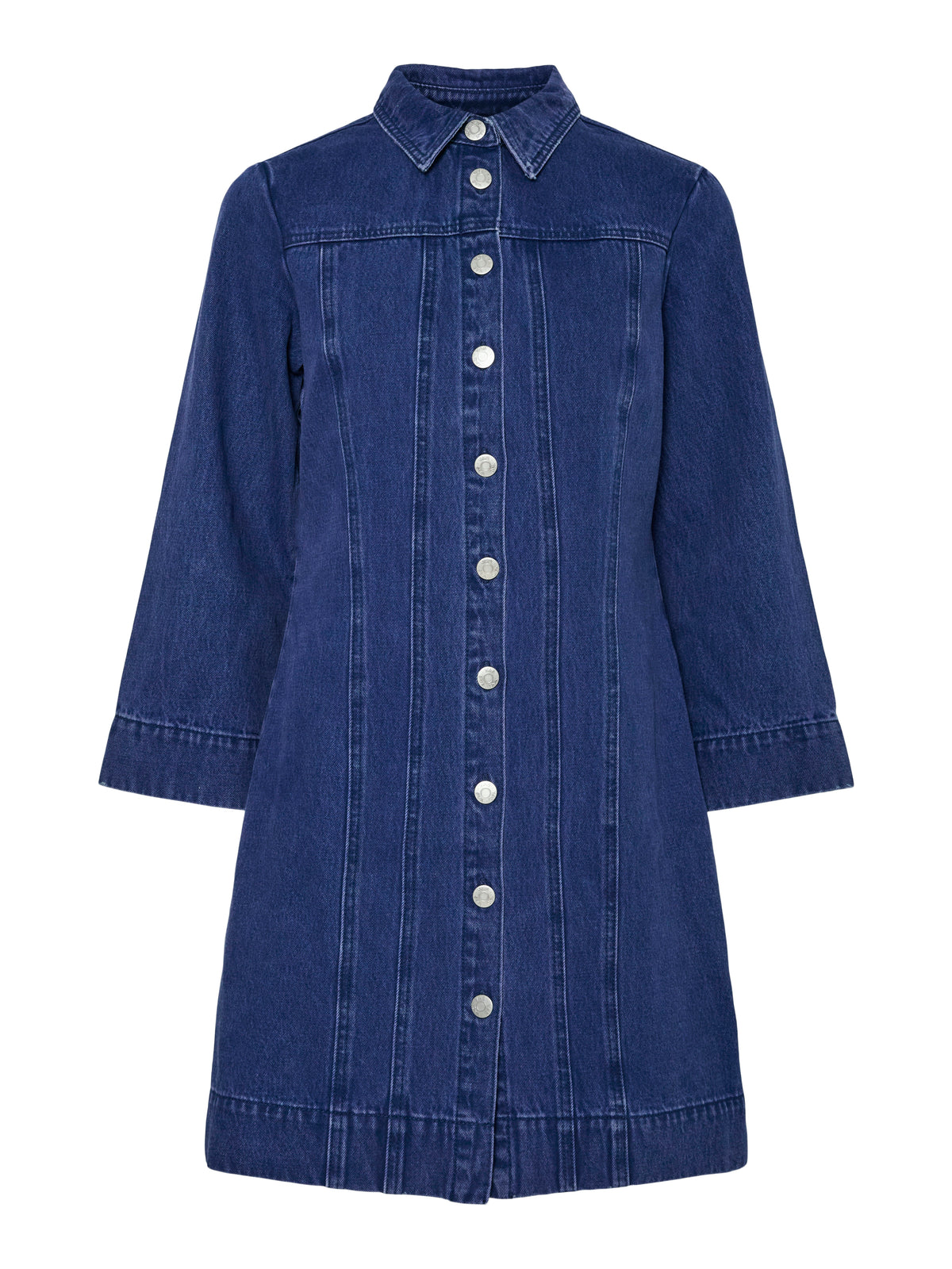 YASVIOLETTA DENIM DRESS blauw