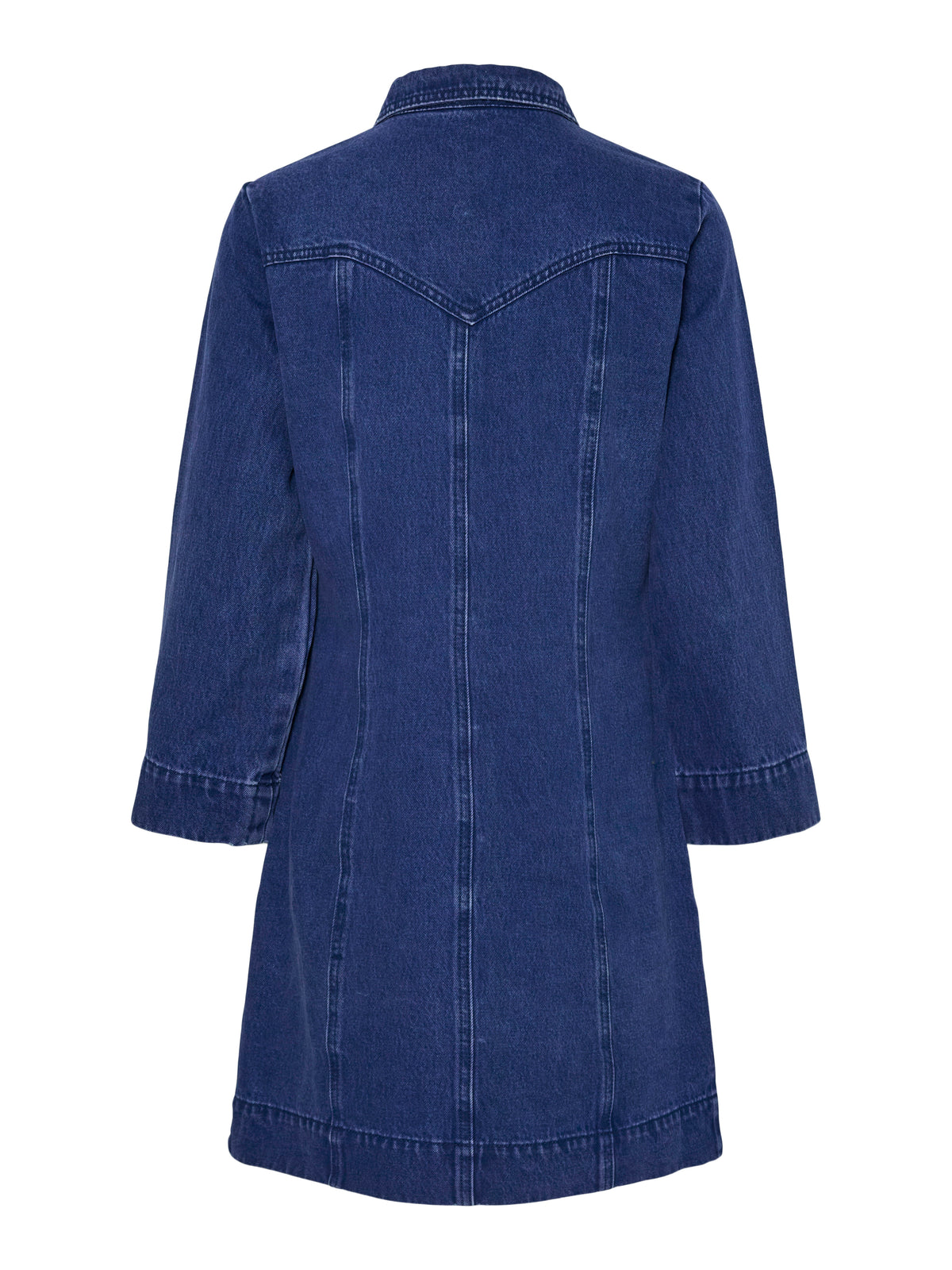 YASVIOLETTA DENIM DRESS blauw