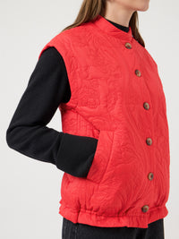 YASCASI PADDED VEST rood