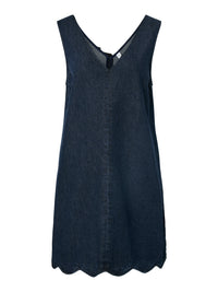 YASSCALLOP DRESS blauw