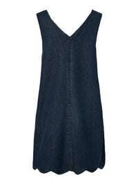 YASSCALLOP DRESS blauw