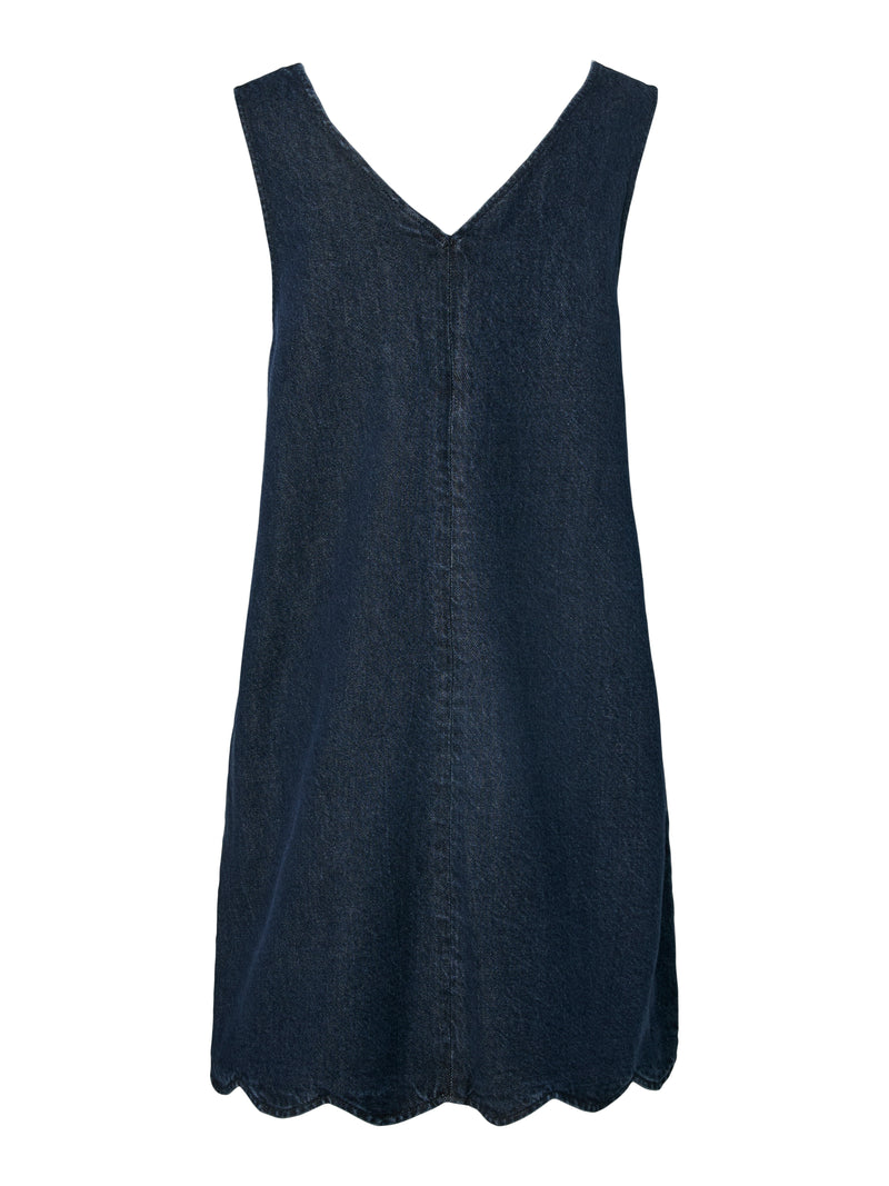 YASSCALLOP DRESS blauw