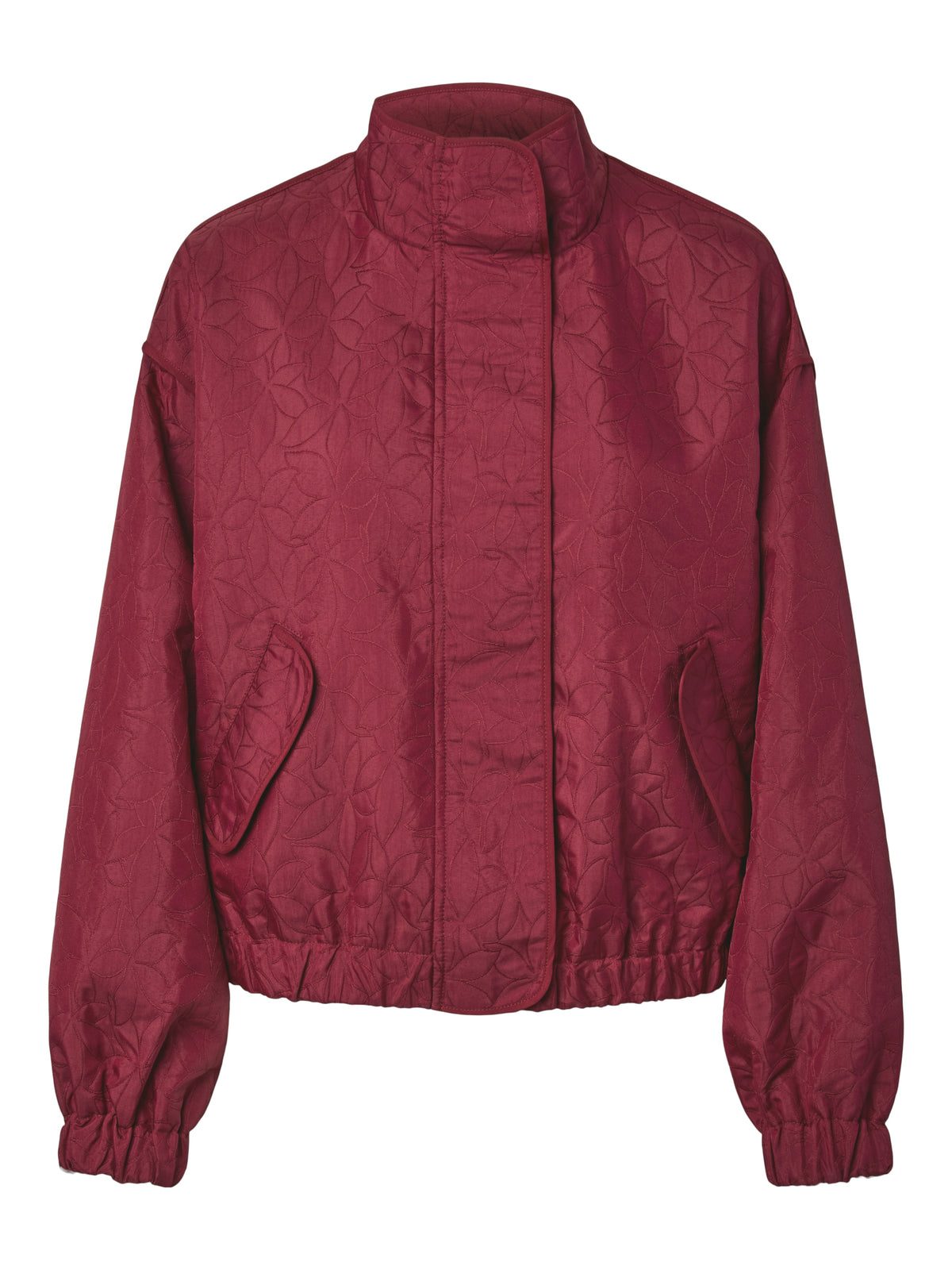 YASFIPA QUILTED JACKET bordeaux