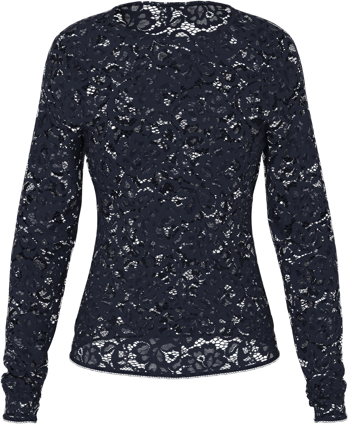 YASLACEY LACE TOP navy