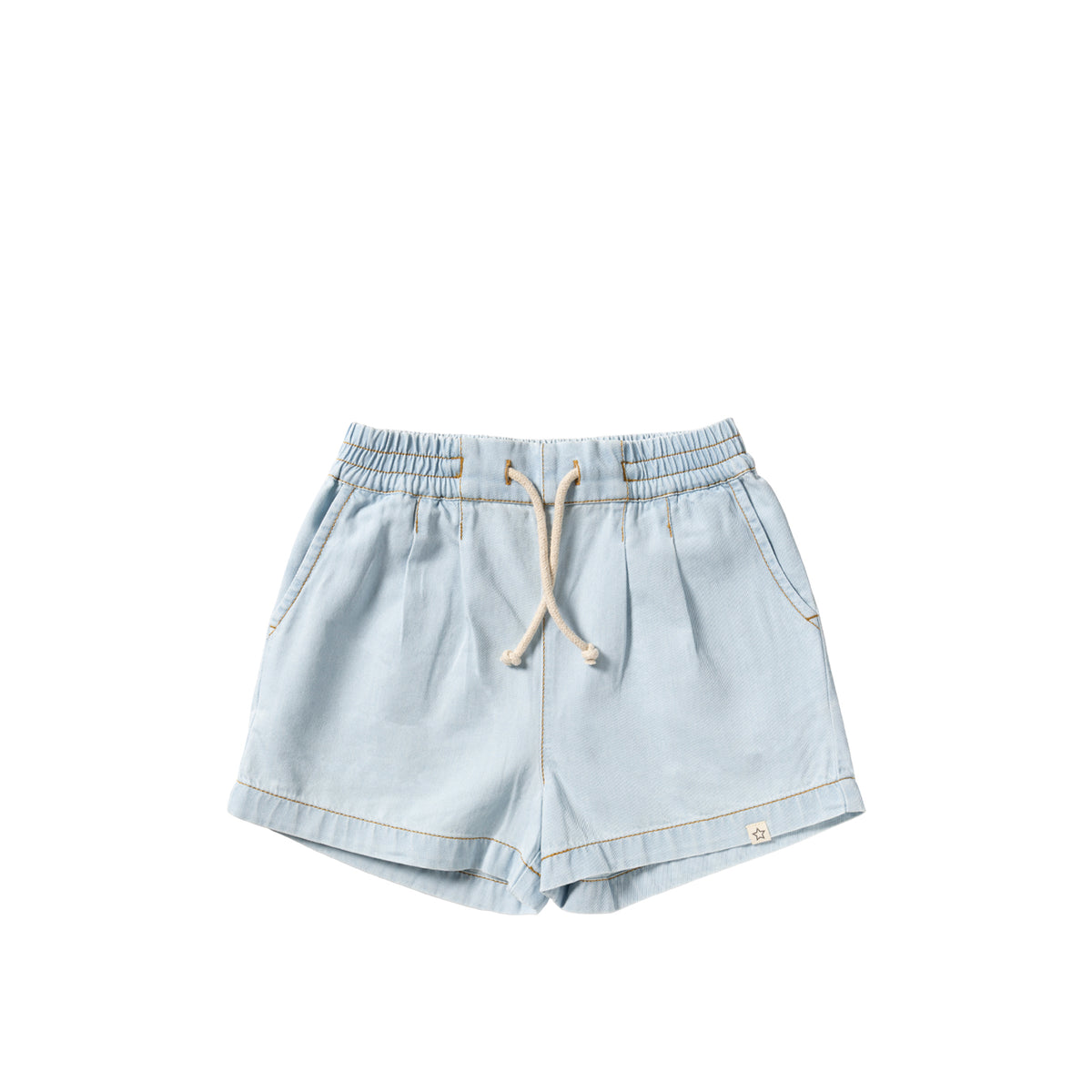 YWCHAMBRAY RELAXED SHORTS lichte jeans