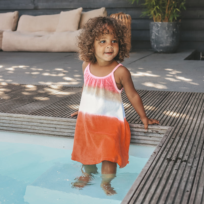 YW DIP DYE DRESS multi