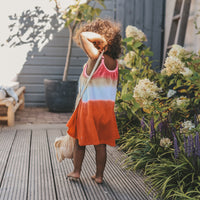 YW DIP DYE DRESS multi