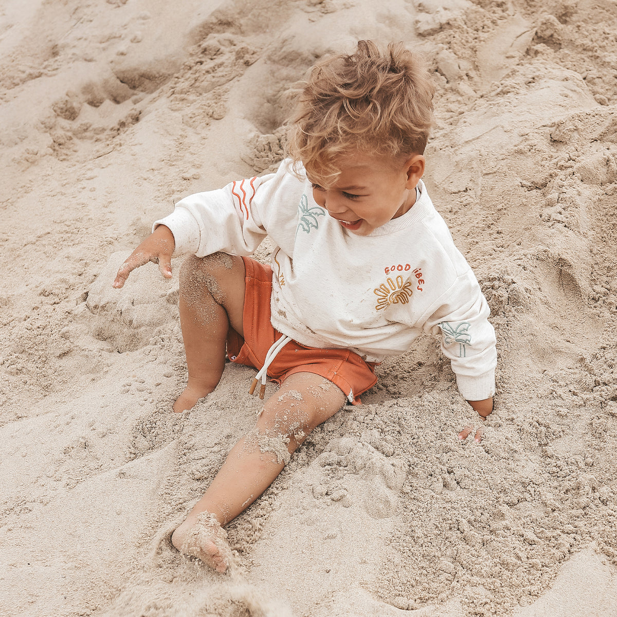 YWSun Waves | Oversized Sweater ecru