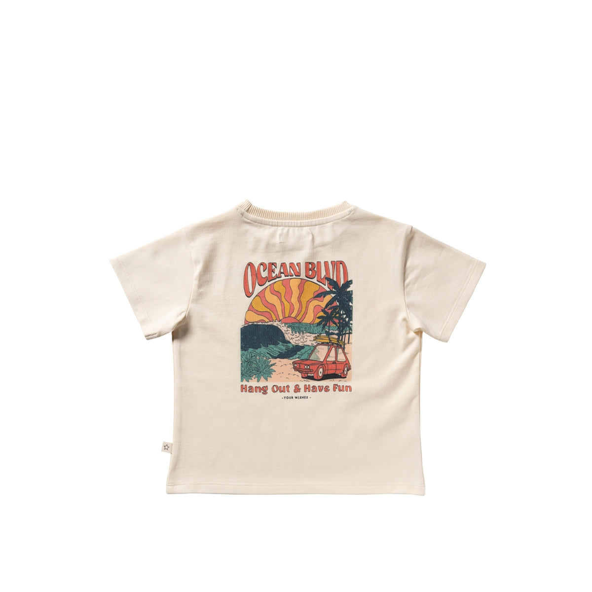 YWOcean BLVD | Oversized Tee ecru