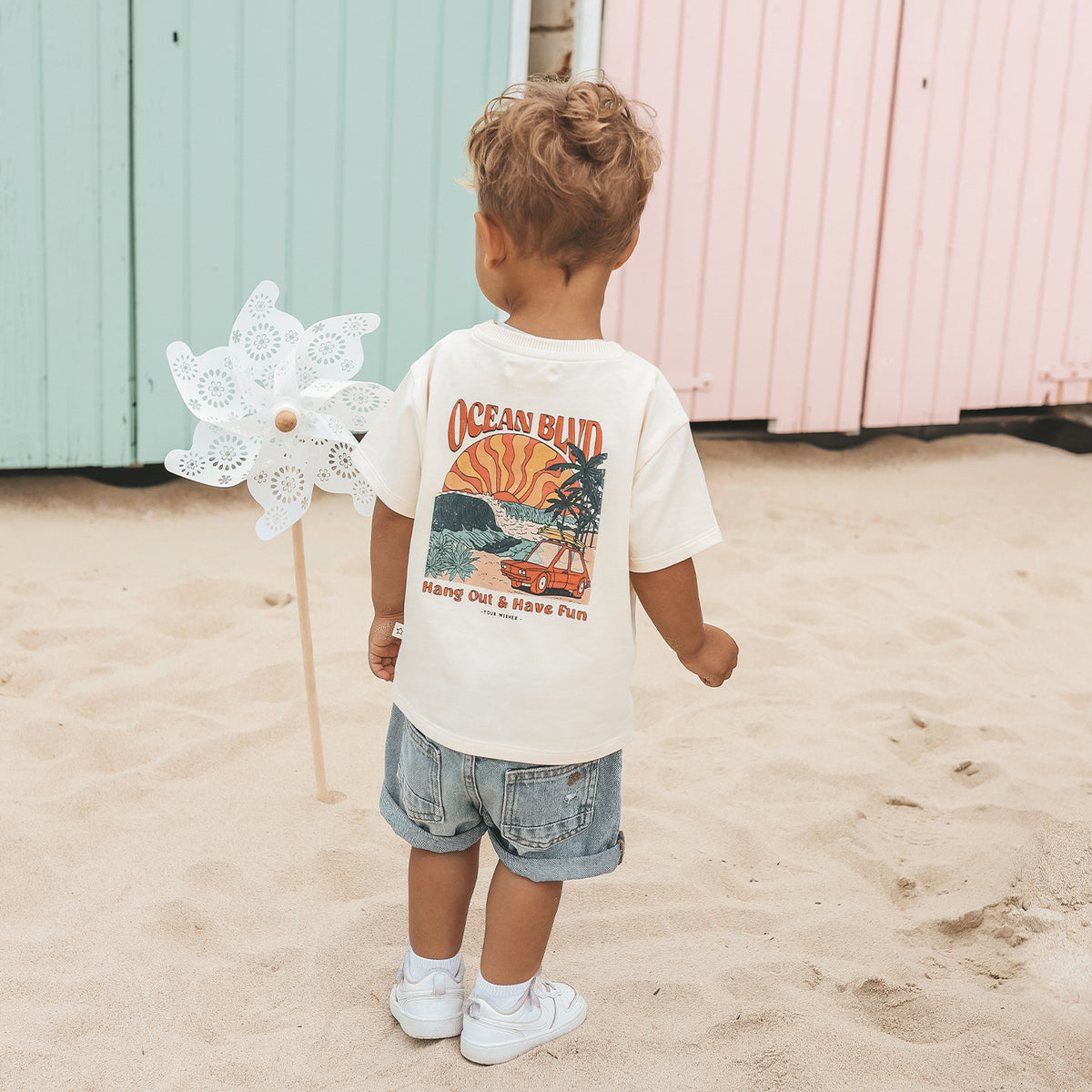 YWOcean BLVD | Oversized Tee ecru