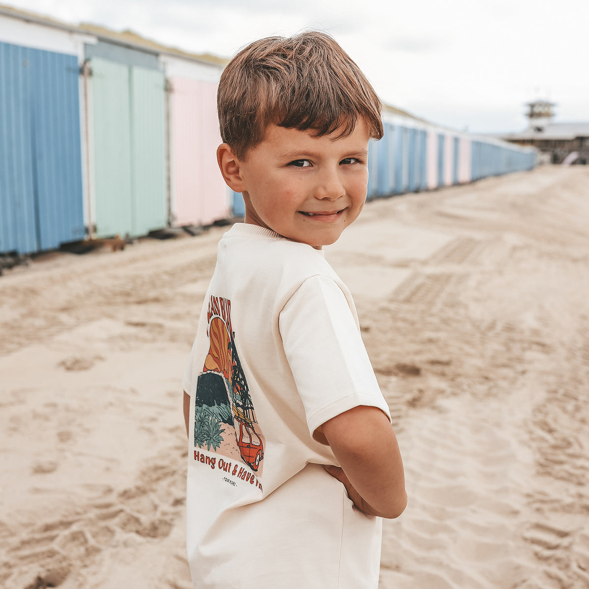 YWOcean BLVD | Oversized Tee ecru