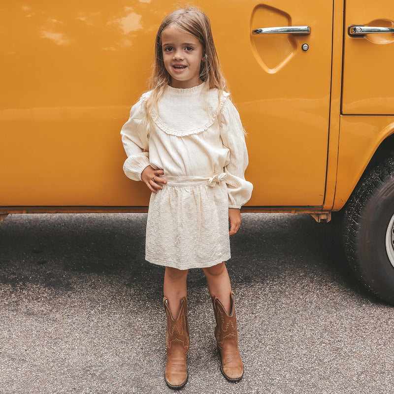YWBroderie | Wrap Skort ecru
