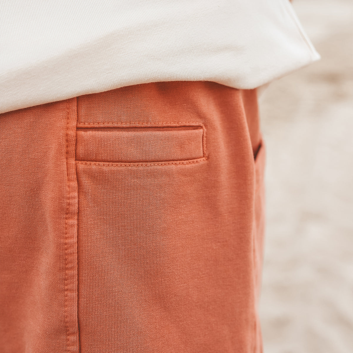 YW GARMENT DYE RELAXED SHORTS oranje